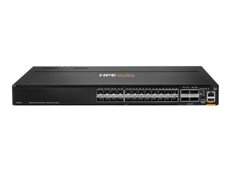 Aruba CX 8100 24x10G SFP+ 4x40/100G QSFP28 FB Airflow 3Fan 2AC PSU Switch Bundle R9W86A